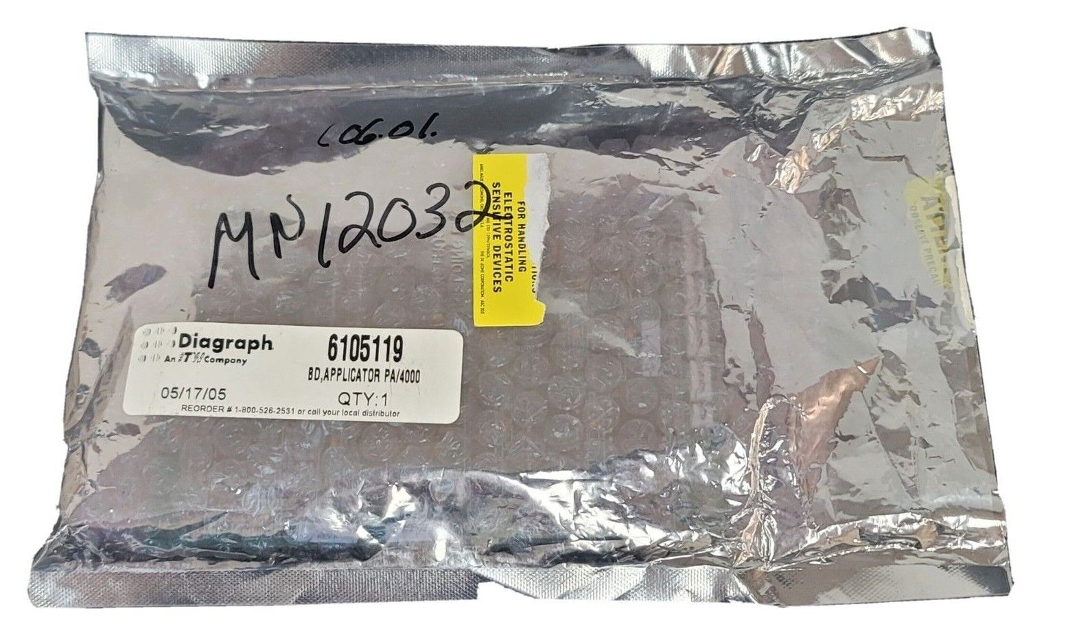 NEW DIAGRAPH 6105119-02 CONTROL PROCESS BOARD 20 PIN CONNECTION 6105-119-02