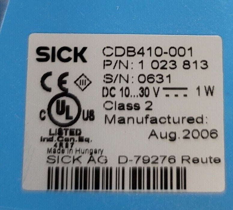NEW SICK CDB410-001 CONNECTION MODULE 7027806 CDB410001