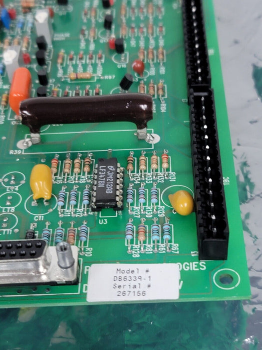 NEW PILLAR TECHNOLOGIES DB6339-1 CONTROL BOARD DB63391