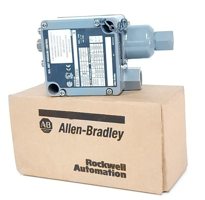 NIB ALLEN BRADLEY 836T-T253J SER. A PRESSURE CONTROL