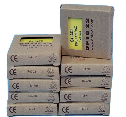 LOT OF 10 NEW OPTO 22 G4-IAC5 INPUT MODULES 120VAC G4IAC5