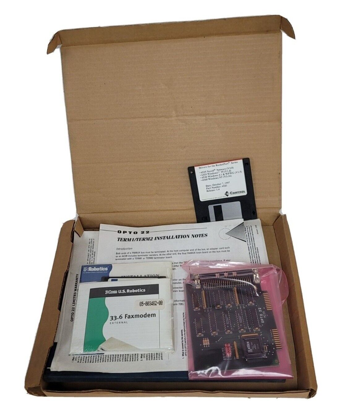 NEW OPTO 22 AC28 INTERFACE CARD ISA BUS TO PAMUX BUS — PremiumPLC