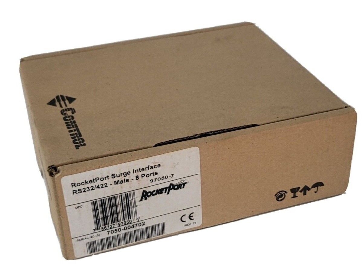 NIB COMTROL 97050-7 ROCKETPORT SURGE INTERFACE RS232/422 - MALE - 8 PORTS