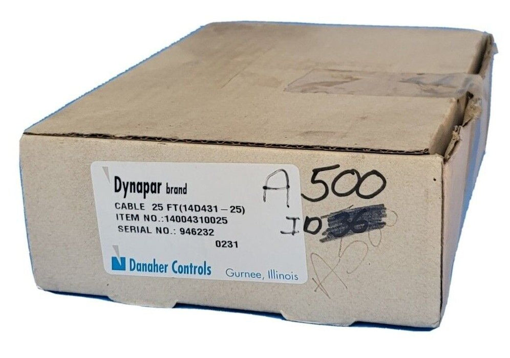 NEW IN BOX DYNAPAR BRAND 14004310025 CABLE 25FT (14D431-25)