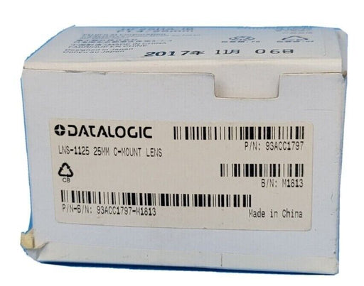 NIB DATALOGIC LNS-1125 25MM C-MOUNT LENS 93ACC1797, HF25HA-1B FUJION LENS