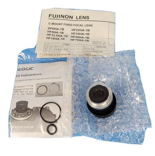 NIB DATALOGIC LNS-1125 25MM C-MOUNT LENS 93ACC1797, HF25HA-1B FUJION LENS