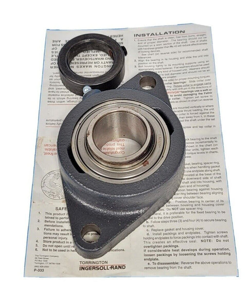 NEW FAFNIR TIMKEN RCJT 1 7/16 BOLT FLANGE W/ SELF-LOCKING COLLAR RCJT1716