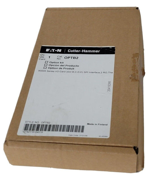 NEW EATON CUTLER HAMMER OPTB2 9000X SERIES I/O CARD OPTION KIT SPI INTERFACE