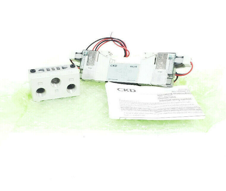 NIB CKD 4GB120R-06-E2H-3 SOLENOID VALVE, 4G SERIES, 24VDC, 4GB120R06E2H3