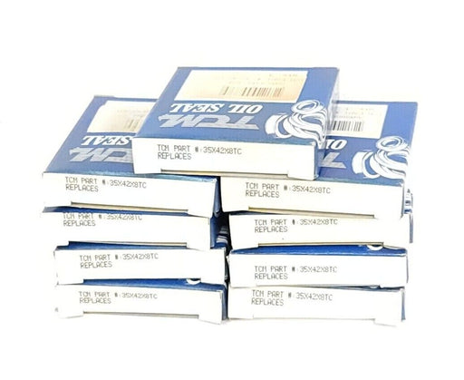 LOT OF 9 NIB TCM 35X42X8TC OIL SEALS