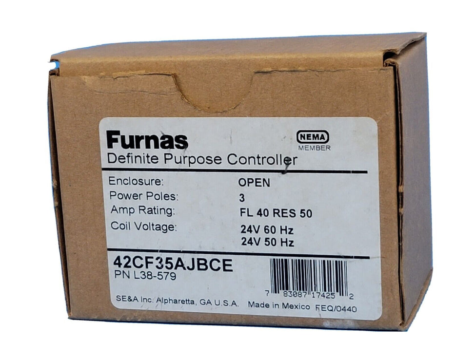NIB FURNAS 42CF35AJBCE DEFINITE PURPOSE CONTROLLER 3-POLES