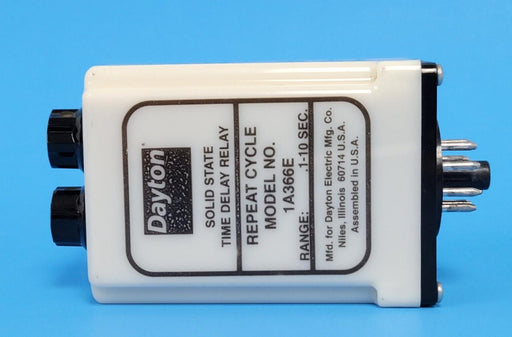 DAYTON 1A366E SOLID STATE TIME DELAY RELAY .1-10 SEC