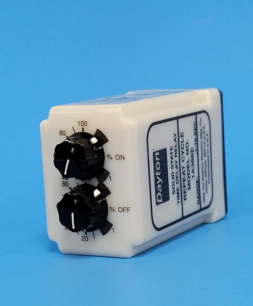 DAYTON 1A366E SOLID STATE TIME DELAY RELAY .1-10 SEC
