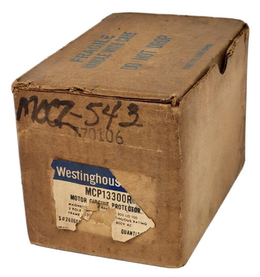 NEW WESTINGHOUSE MCP13300R MOTOR CIRCUIT PROTECTOR 30A 600VAC