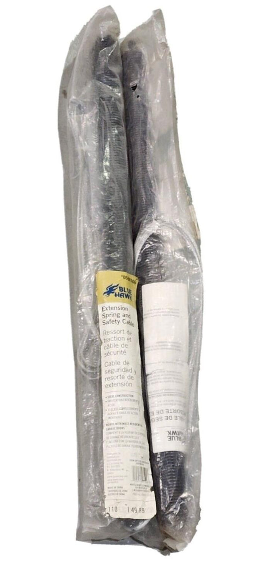 LOT OF 2 NEW BLUE HAWK 34105PKXLG EXTENSION SPRING AND SAFETY CABLE