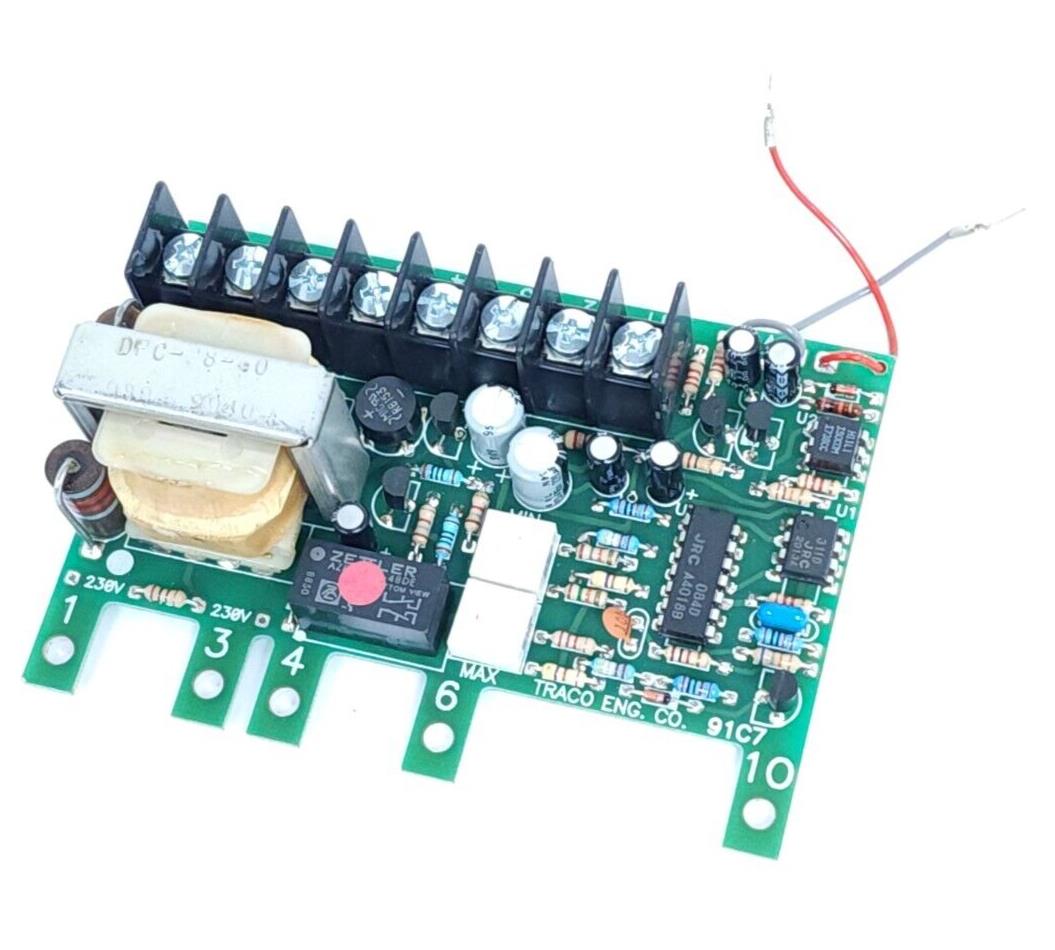 NEW TRACO ENG. CO. 91C7 POWER SUPPLY BOARD 120V SIGNAL TRANSFORMER