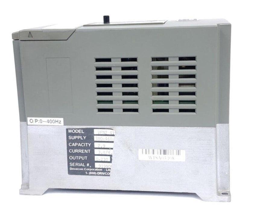 DRIVECON VFN2-415-F3 / VFN2415F3 N2 SERIES DRIVE 440V 1.5kW 2.9kVA