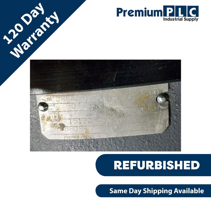 REFURBISHED MASTER PT 6R86084 / DR6A SIZE 6 PARALLEL REDUCER RATION 14:1 30HP