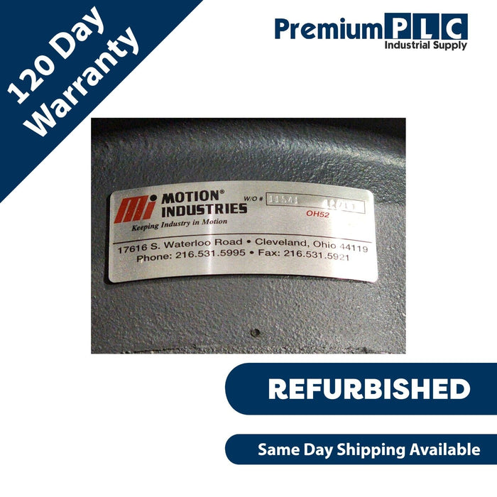 REFURBISHED MASTER PT 6R86084 / DR6A SIZE 6 PARALLEL REDUCER RATION 14:1 30HP