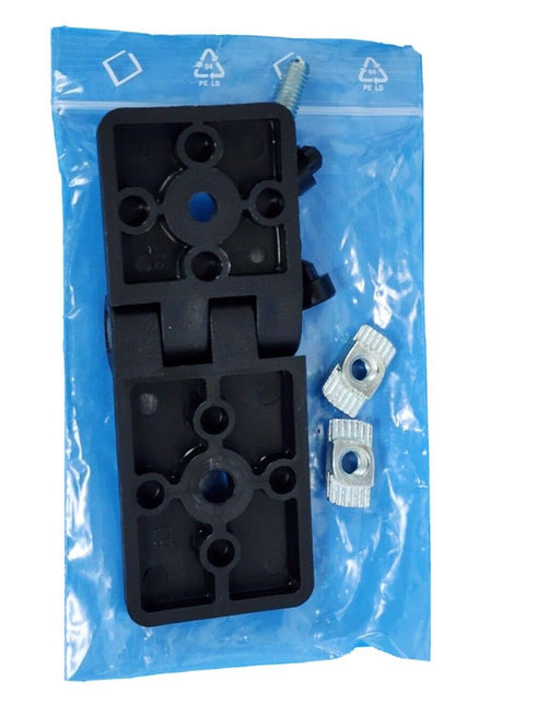 LOT OF 10 NEW KUNSTSTOFFSCHARNIER SCHWER 095KS4560F10S01 45X60 HINGES 127577