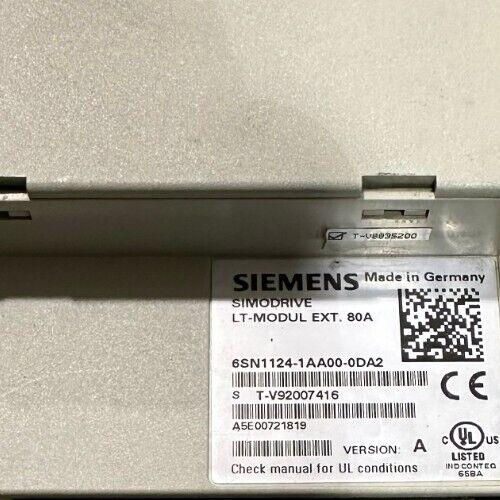 SIEMENS 6SN1124-1AA00-0DA2 / 6SN11241AA000DA2 SIMODRIVE POWER LT MODULE EXT 80A