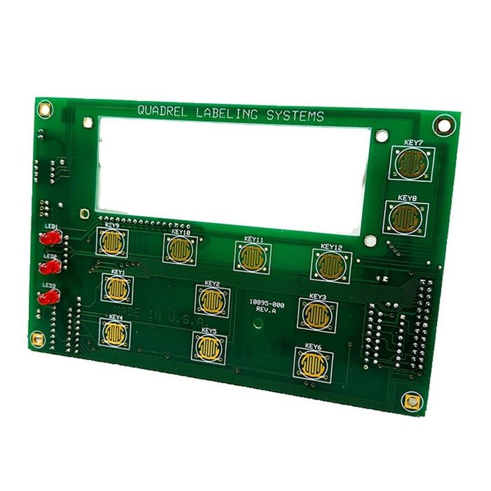 NEW QUADREL LABELING SYSTEMS 10895-000 / 10895000 REV. A TOUCH PAD CONTROL BOARD