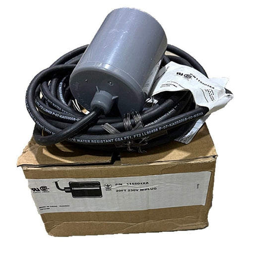 NEW GENERIC PUMP DOWN 115504XA FLOAT SWITCH 20FT CORD W/ PLUG 230V