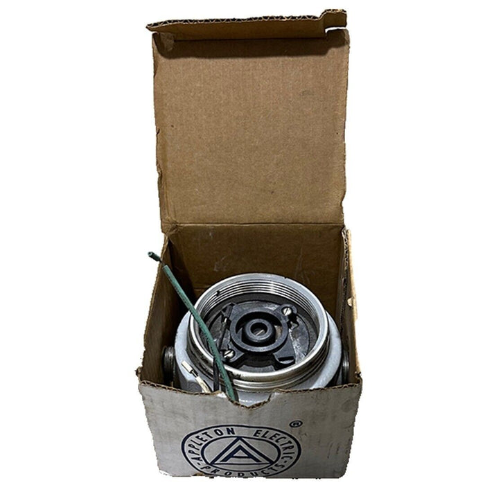 NEW APPLETON VXHA75-A / VXHA75A 3/4'' ALUMINUM MOUNTING HOOD