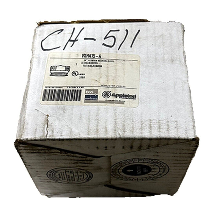 NEW APPLETON VXHA75-A / VXHA75A 3/4'' ALUMINUM MOUNTING HOOD