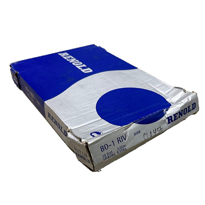 NEW RENOLD 80-1 RIV ROLLER CHAIN 80RB 10FT/3.05M