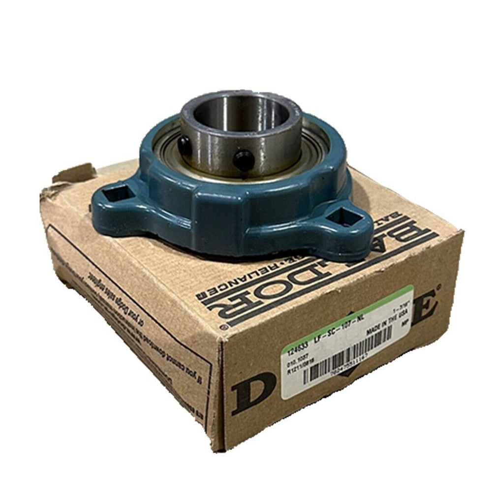 NEW DODGE LF-SC-107-NL / LFSC107NL FLANGE MOUNT BEARING 1-7/16'' 124633