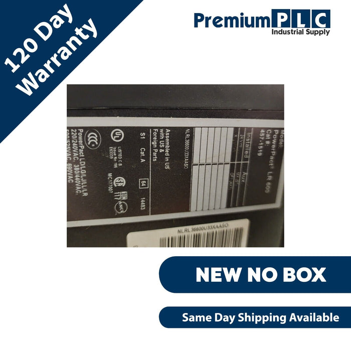 NEW SE PowerPact LR 600 CIRCUIT BREAKER 600A 457-1519 LRL36600U33X-AASO W/TRIP