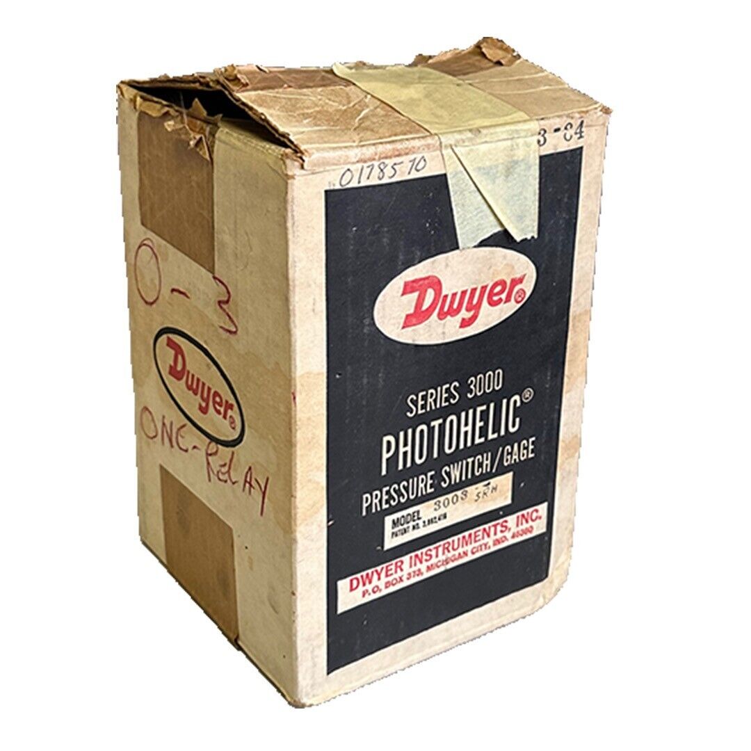 NEW DWYER 3003-C / 3003C SERIES 3000 PHOTOHELIC PRESSURE SWITCH/GAGE 3 ...
