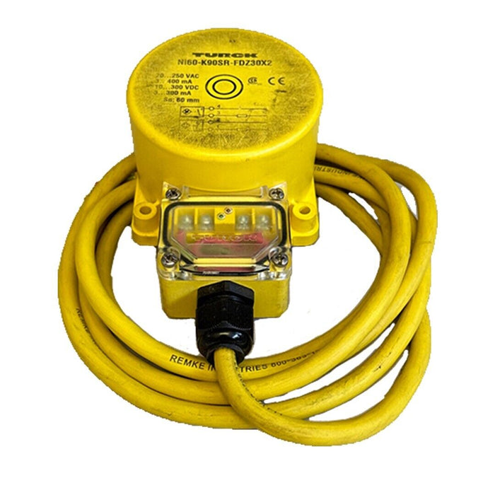 TURCK NI60-K90SR-FDZ30X2 / NI60K90SRFDZ30X2 INDUCTIVE SENSOR 20-250VAC 400mA