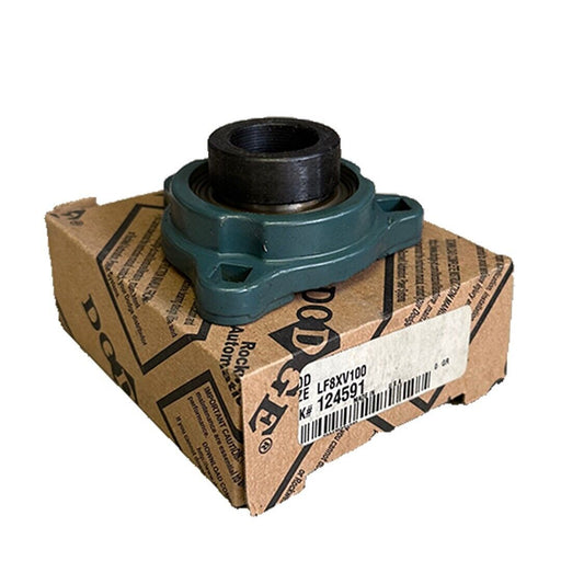 NEW ROCKWELL DODGE LF8XV100 FLANGE MOUNT BEARING 3-BOLT 1'' 124591