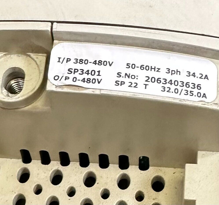 FOR PARTS CONTROL TECHNIQUES SP3401 SP UNIDRIVE I/P 380-480V 50/60Hz 34.2A