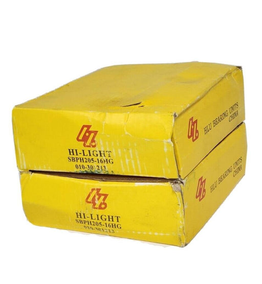 LOT OF 2 NIB HI-LIGHT SBPH205-16HG PILLOW BLOCK BEARINGS 010-301213