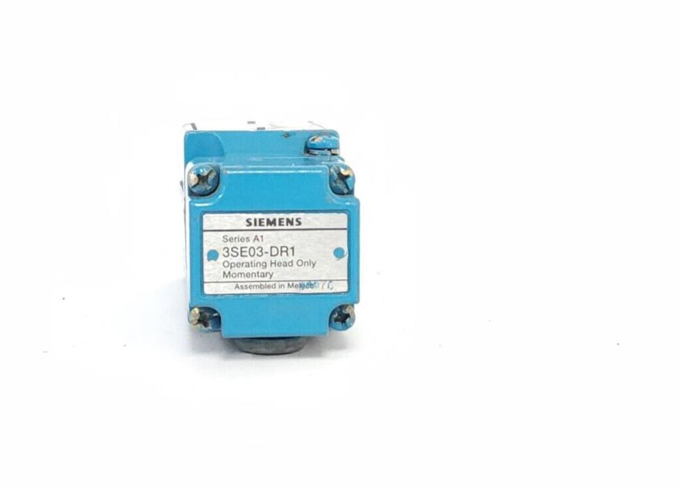 SIEMENS SIEMENS 3SE03-SA LIMIT SWITCH W/ 3SE03-DR1 SER. A1 HEAD