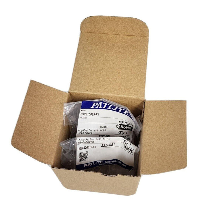 BOX OF 2 NEW PATLITE B32310025-F1 HEAD COVERS