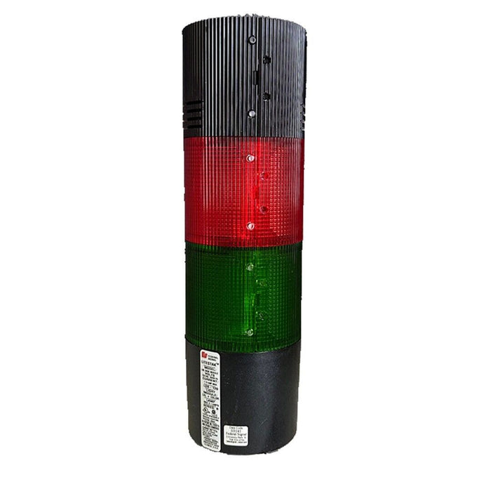 FEDERAL SIGNAL LSB-120 / LSB120 LITEESTAK BASE MODULE W/ GREEN AND AMBER STACKS