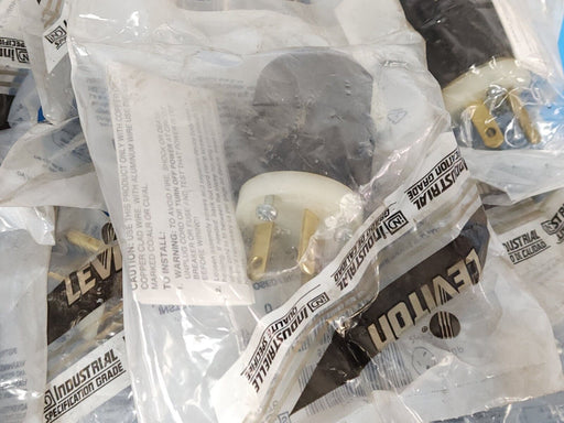 LOT OF 7 NEW LEVITON 5C375 PLUGS 20AMP 250VAC 2POLE 3WIRE NEMA 6-20P