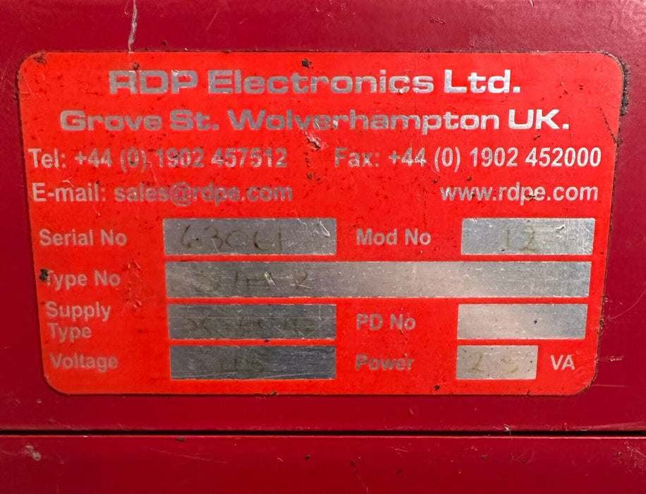 RDP ELECTRONICS S7M-2 / S7M2 S7M TRANSDUCER AMPLIFIER MODEL 12