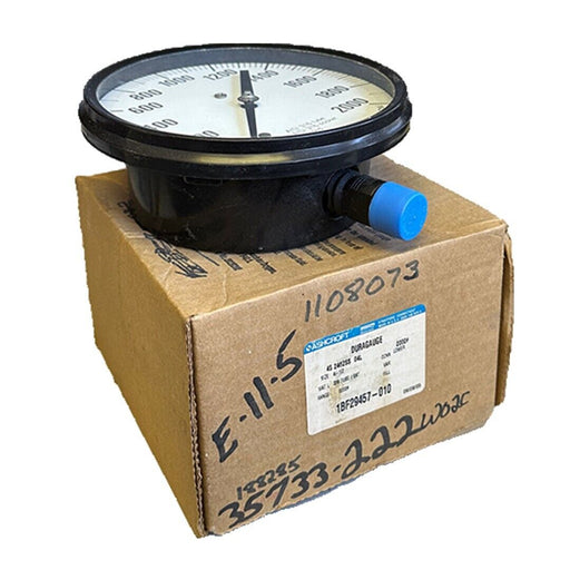 NEW ASHCROFT 45-2462SS-04L-2000 / 452462SS04L2000 DURAGAUGE 4-1/2'' RANGE:2000