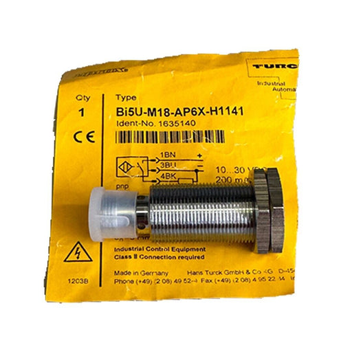 NEW TURCK BI5U-M18-AP6X-H1141 / BI5UM18AP6XH1141 PROXIMITY SENSOR 10-30V 1635140