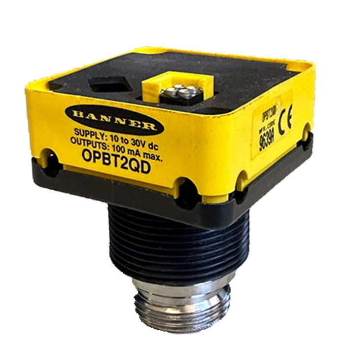 NEW BANNER OPBT2QD OMNI-BEAM POWER BLOCK 10-30VDC 100mA 27095