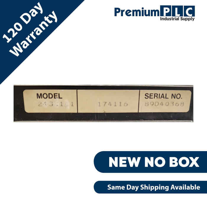 NEW PARTLOW CAPP/USA 2433101 MIC 2000 TEMPERATURE CONTROLLER 22058 CTC333097