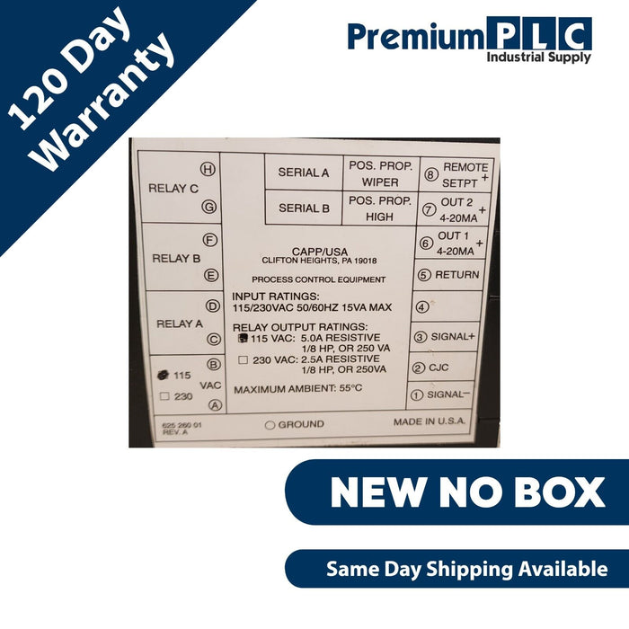 NEW PARTLOW CAPP/USA 2433101 MIC 2000 TEMPERATURE CONTROLLER 22058 CTC333097