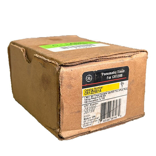 NEW GENERAL ELECTRIC CR122BX1A PNEUMATIC TIMER FOR CR120B .2-60 SEC 120VDC