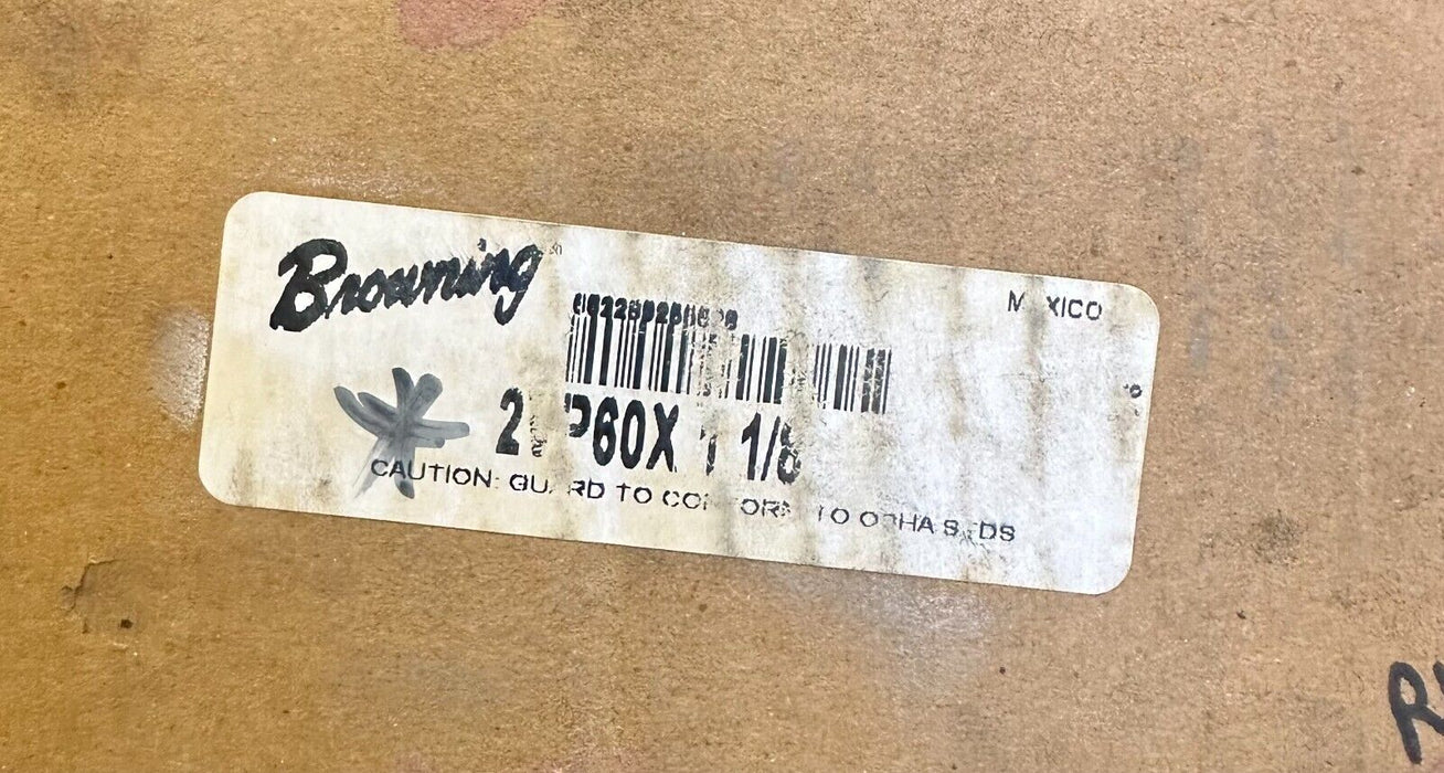 NEW BROWNING 2VP60X 1 1/8 / 2VP60X118 VARIABLE PITCH GROOVE SHEAVE 6'' DIA 1-1/8