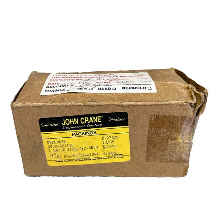 NEW JOHN CRANE C9269035 4900-421130 DP27628 F-2126-972-0550 D-1252-136-7354